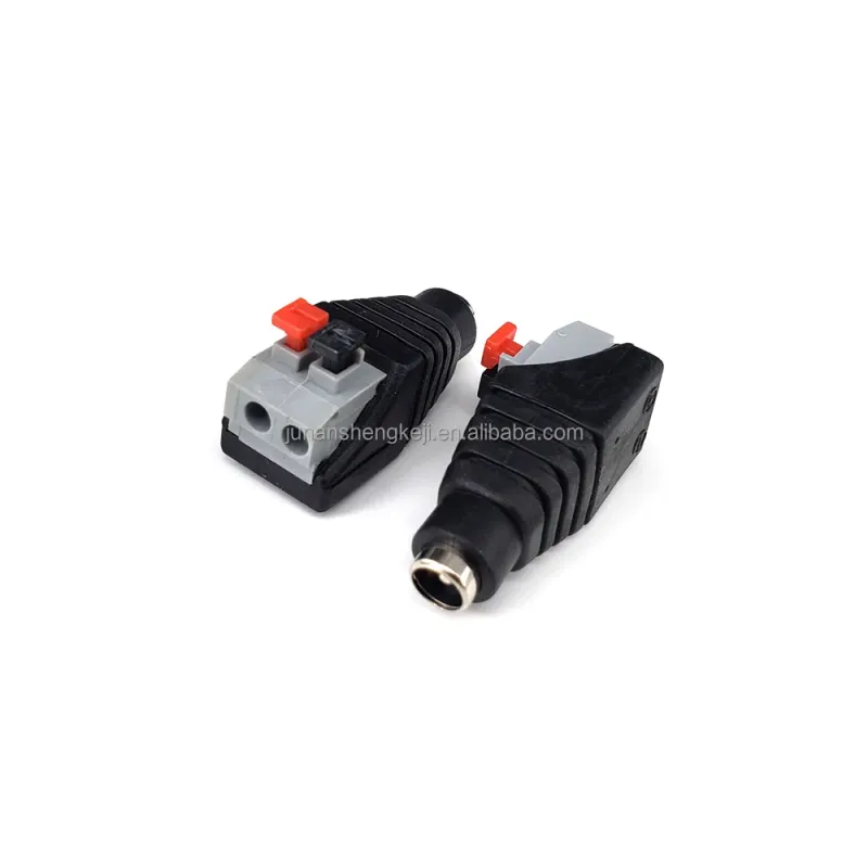 SP-CN329 DC Power Jack Adapter, 5.5 × 2.1 mm, Push Button