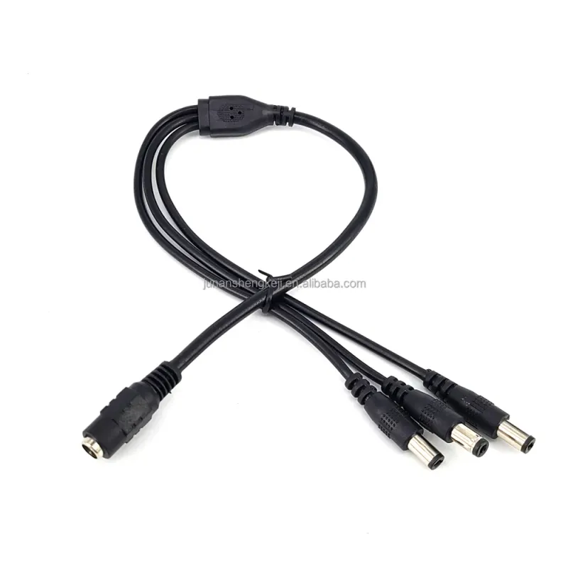 SP-CN332 DC power splitter cable from one female to several male 5.5 x 2.1 mm plugs
