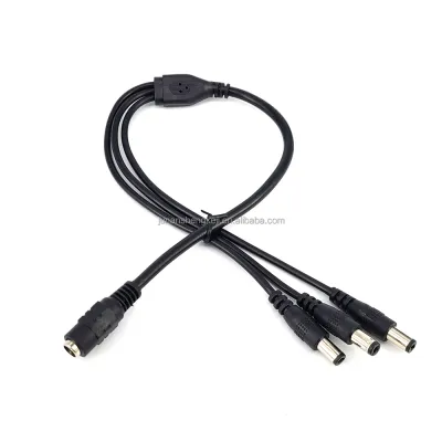 SP-CN332 DC power splitter cable from one female to several male 5.5 x 2.1 mm plugs