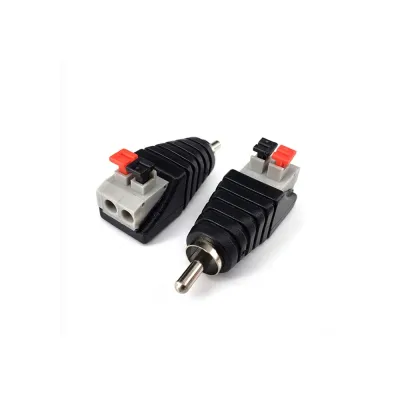 SP-CN343 RCA Spring Compression Connector, Male / Female