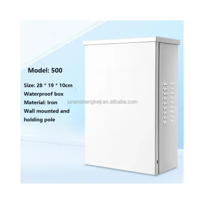 SP-HS313 Pole-Mount Iron Equipment Box, 280 × 190 × 100 mm