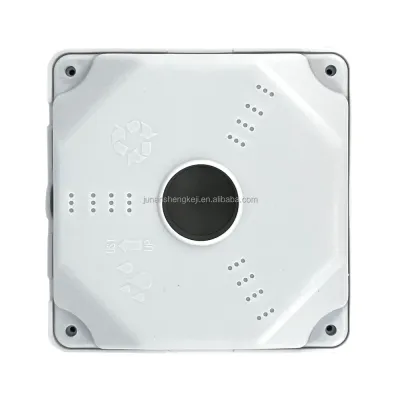 SP-JB306 square white ABS junction box with central cable hole