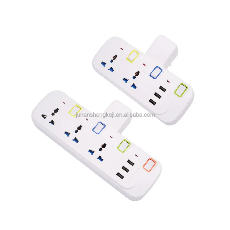SP-PD302 UK Plug Multi-Outlet Adapter with USB