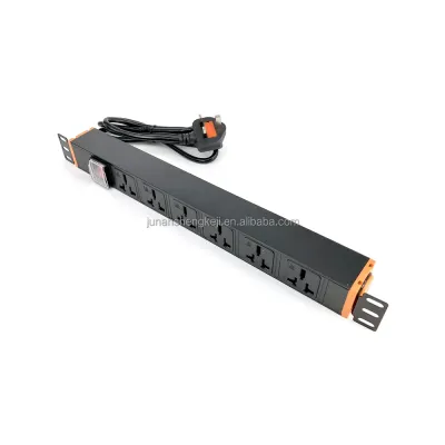 SP-PD303 19-Inch 1U PDU, 6 Outlets, EU or UK
