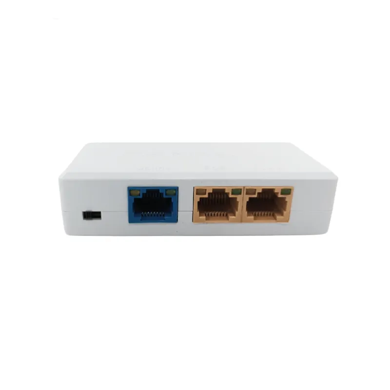 SP-PE302 PoE extender, one PoE input and two PoE output ports