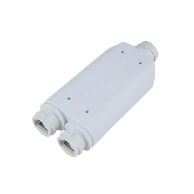 SP-PE305 outdoor IP66 PoE extender with sealed RJ45 cable glands
