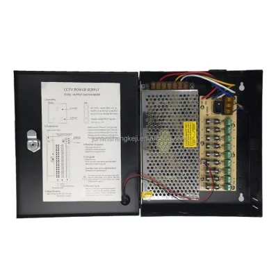 SP-PW319 9-Channel CCTV Power Supply, 12 V 10 A, 120 W