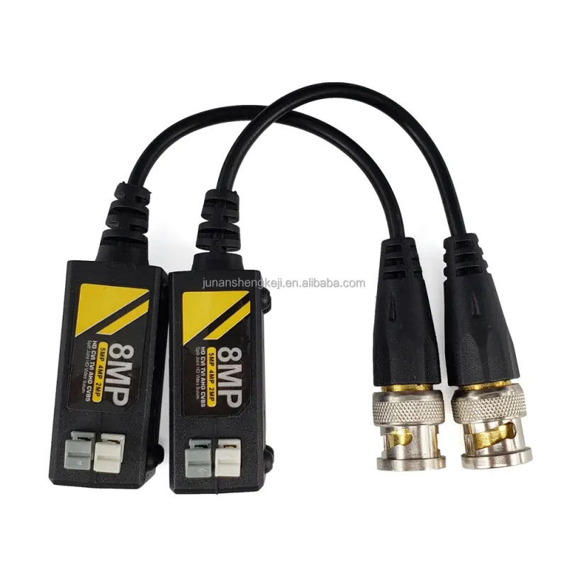 SP-VB308 8MP video balun pair with BNC male connectors